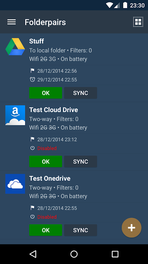    FolderSync- screenshot  