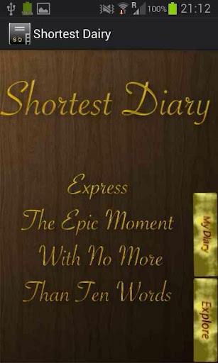 Shortest Diary