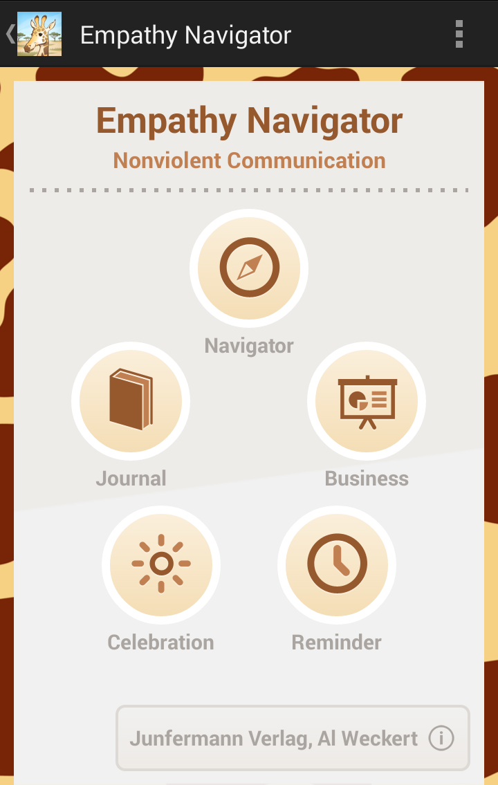 Android application Empathy Navigator screenshort