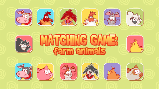 Matching Game: Farm Animals