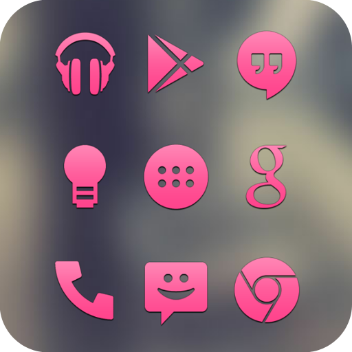 Pink Go Apex Nova Icon Theme LOGO-APP點子