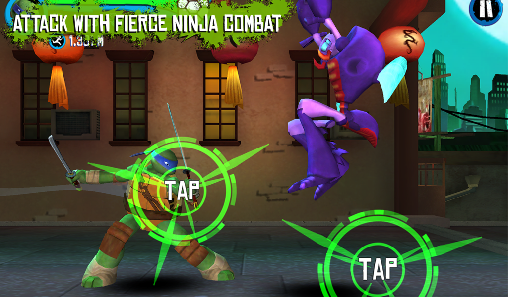 TMNT: ROOFTOP RUN - screenshot