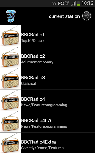 UK Radios : Top english radio