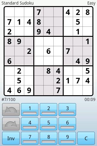 Super Sudoku Screen 2