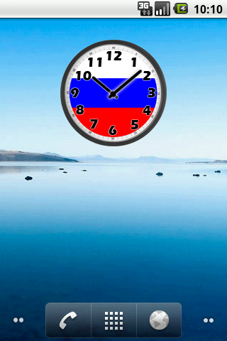 Russia Clock