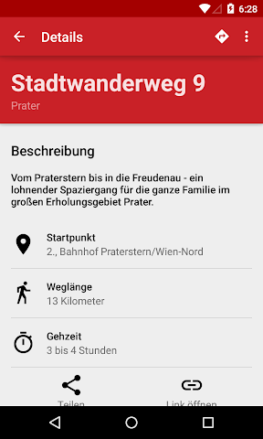 Screenshot 2 Wanderwege Wien