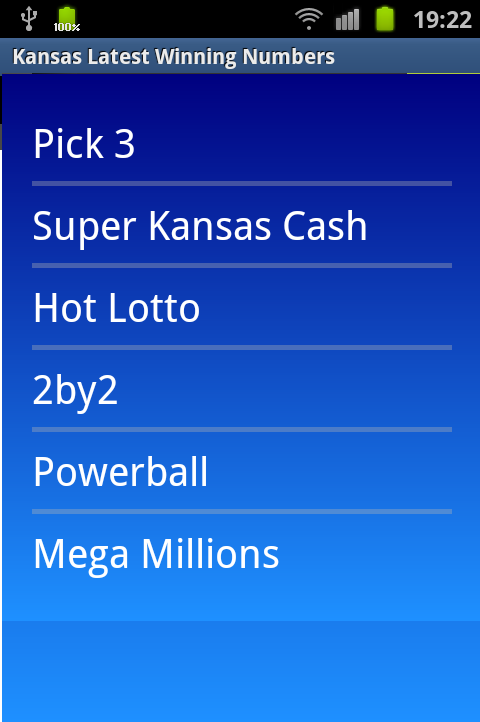 Kansas winning numbers - Android Apps on Google Play