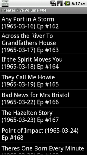 【免費音樂App】Theater Five Radio Show V. 04-APP點子