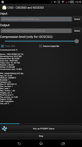 CISO – PSP ISO Compressor - Latest version for Android - Download APK