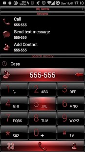 Download Theme x RocketDial Dusk B Red APK for Android