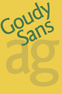 Goudy Sans FlipFont