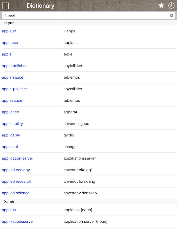 Danish English Dictionary & Translator Free Android Apps on Google Play