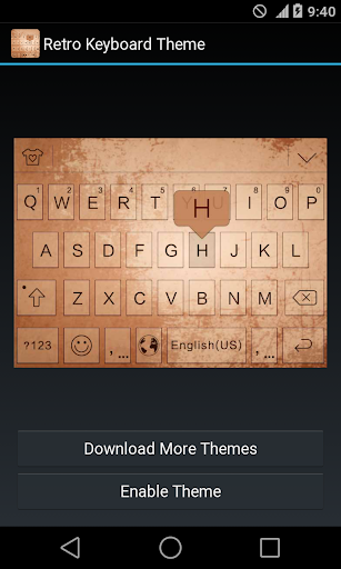 Retro Theme - iKeyboard Emoji