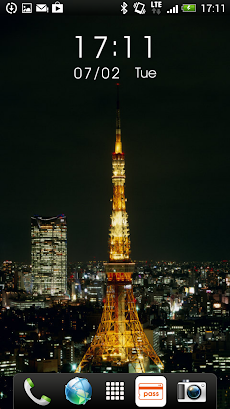 東京 神奈川の夜景 時計付きライブ壁紙 Androidアプリ Applion
