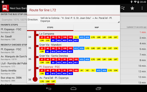 【免費交通運輸App】Next bus Barcelona-APP點子