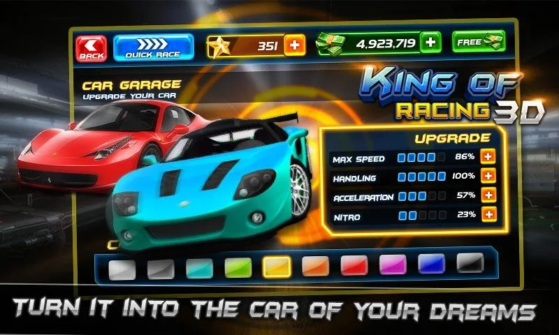 KING OF RACING 3D - screenshot