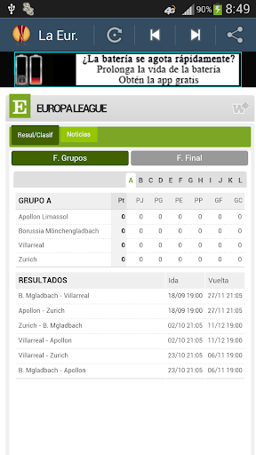 【免費運動App】La Europa League-APP點子