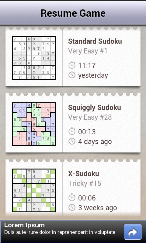 Andoku Sudoku 2 Android