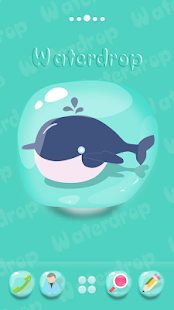 Free Download Water Drops GO Launcher Theme APK for Android