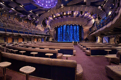 Look for a wide range of live shows in the Main Showroom aboard Carnival Splendor. 