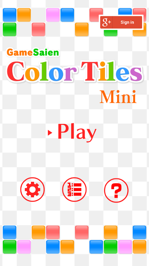 Color Tiles Mini Android Apps on Google Play