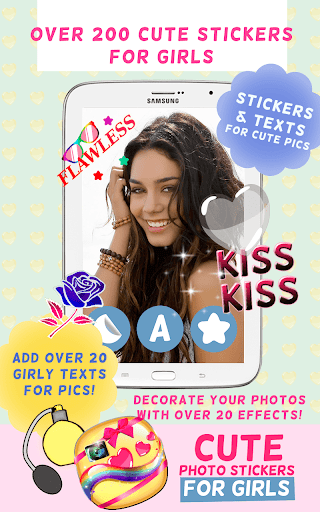 【免費攝影App】Cute Photo Stickers for Girls-APP點子