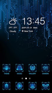 How to mod Touch Sky GO Launcher Theme lastet apk for bluestacks