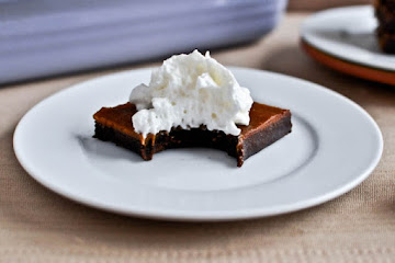 Pumpkin Pie Fudge Brownie Bars