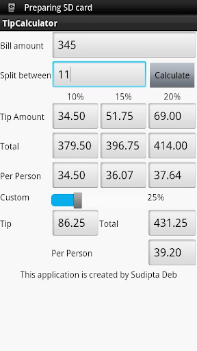 Tip Calculator