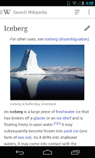 Wikipedia - screenshot thumbnail