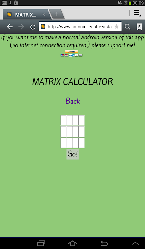 Matrix Calculator