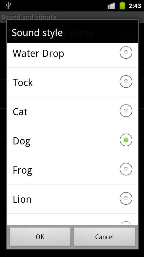 remove how android vibrate to keyboard Animal Keyboard  GO Play  Pack Android Apps on Google Sounds