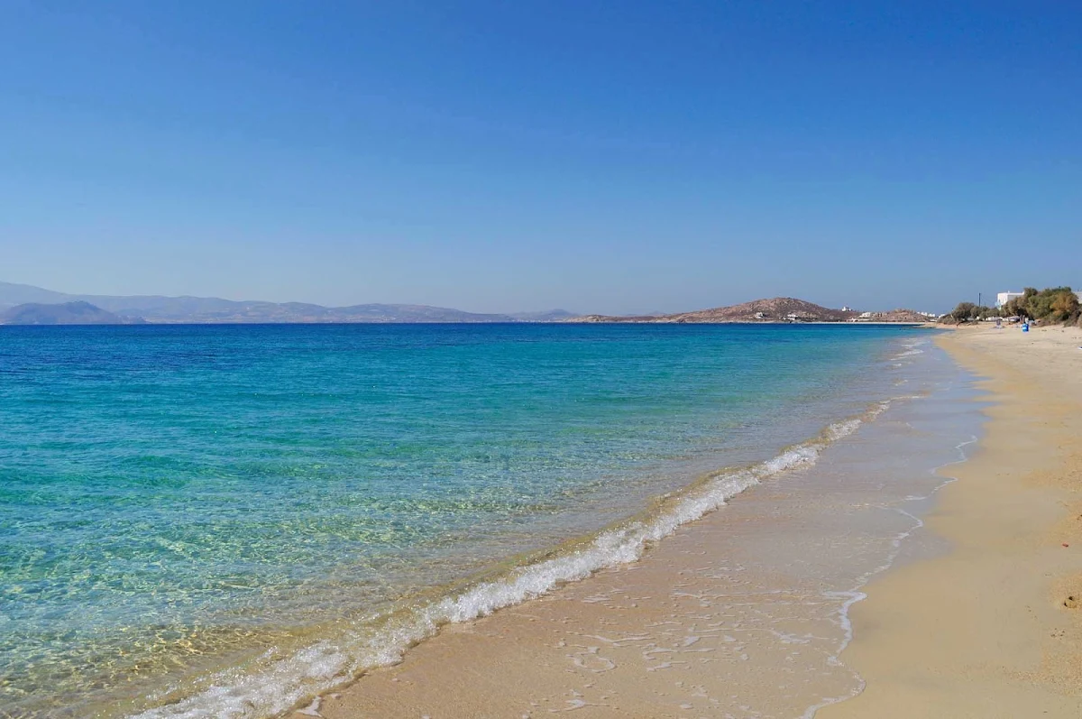 Plaka-Beach-Naxos-Greece - The beautiful Plaka Beach on Naxos, Greece.
