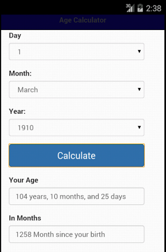 Age Calculator