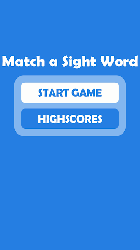 Match a Sight Word