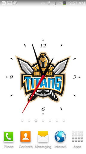 Gold Coast Titans Analog Clock