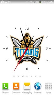 Gold Coast Titans Analog Clock Screenshots 0