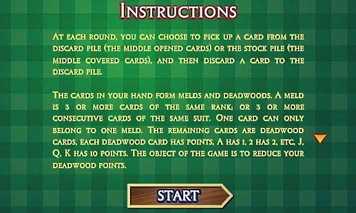 Android application Gin Rummy Premium screenshot