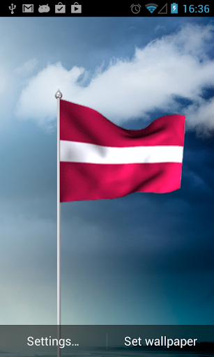 Latvia Flag Lwp