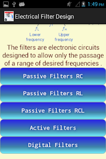 How to get Electrical Filter Design 1.2 mod apk for pc