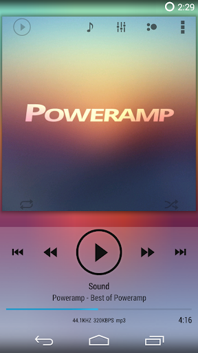 Poweramp skin KK ICS JB Light