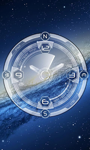 Galaxy S3 Transparent Clock