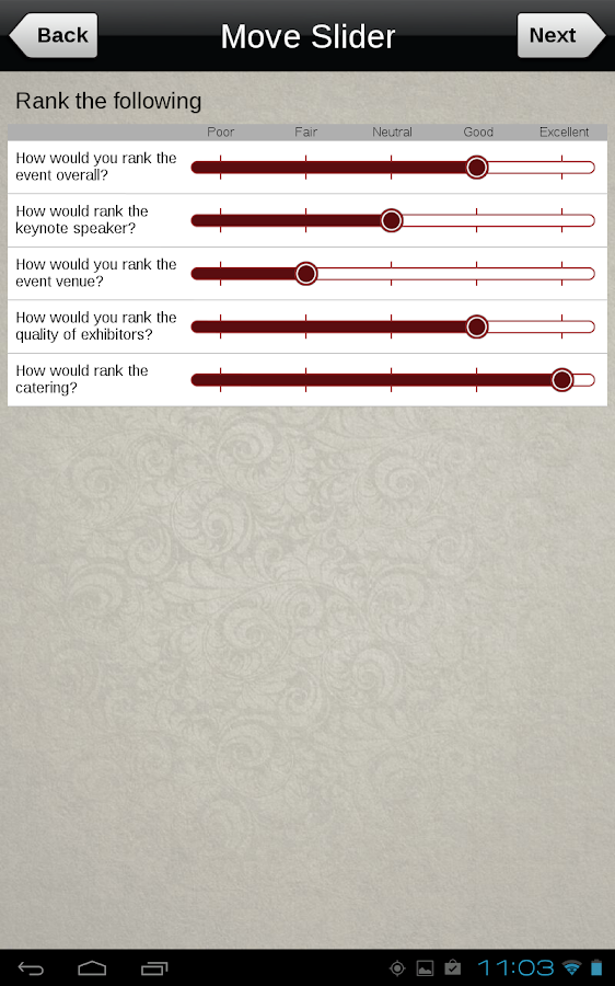    droid Survey Offline Forms- screenshot  