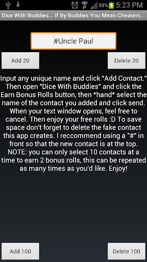 Dice With Buddies Cheat