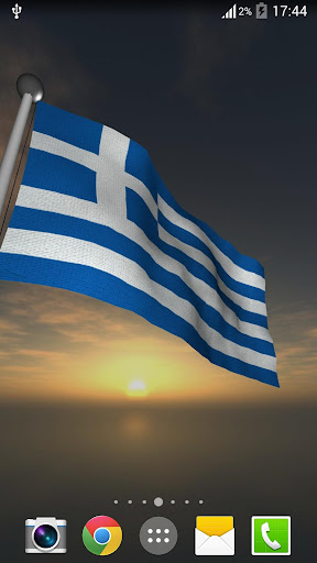 【免費個人化App】Greece Flag - LWP-APP點子