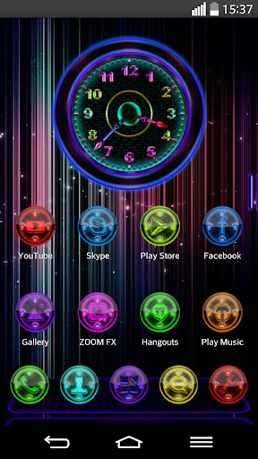 Next Launcher 3D Rings Theme