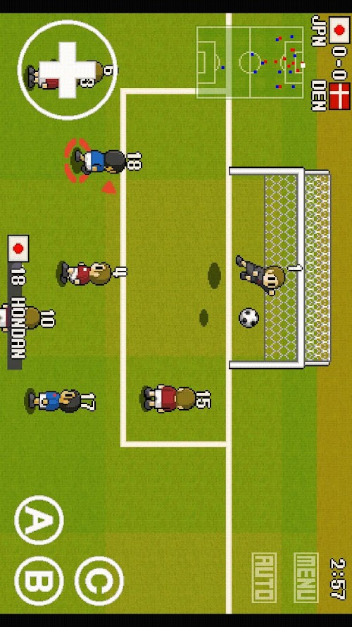 Android application PORTABLE SOCCER DX screenshort