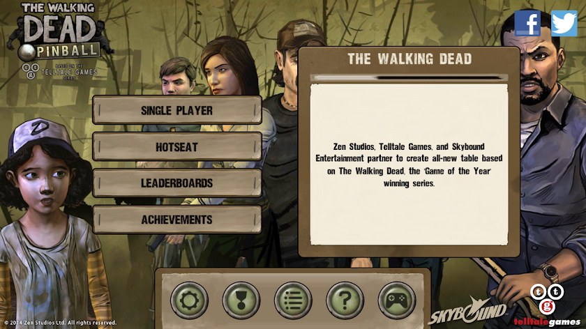 The Walking Dead Pinball Screen 2