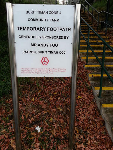 Community Farm Footpath Sign