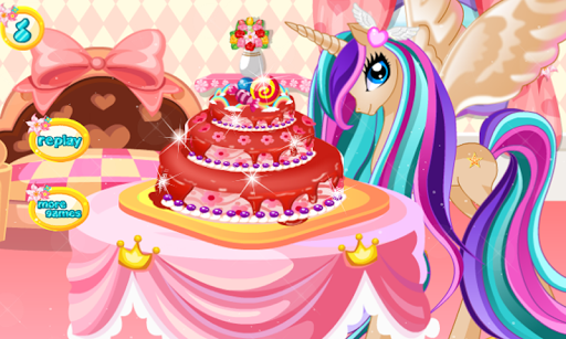 【免費休閒App】Pony Princess Cake Decoration-APP點子